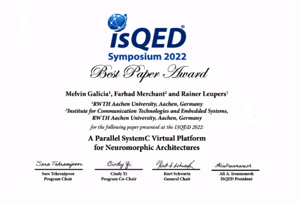 ISQED_2022 Best paper Award