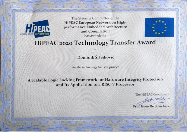 2021-Hipeac-Award Dominik Šišejković 